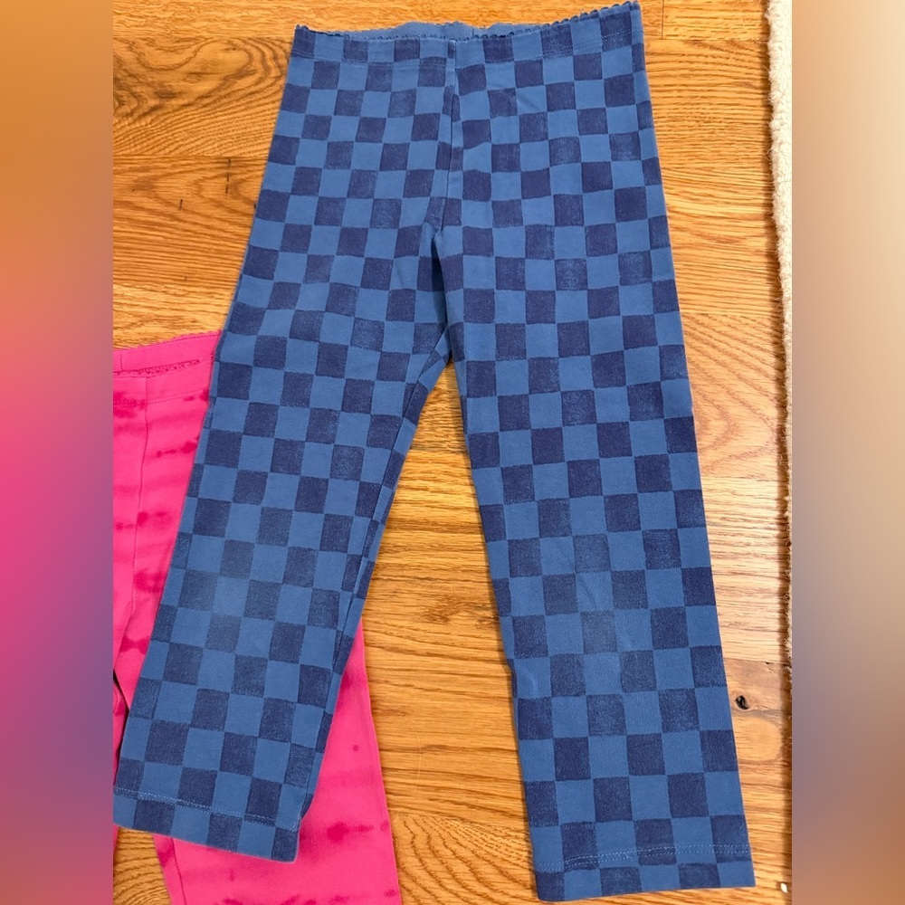 Tea Collection Size 7 Cropped Leggings Bundle of 4 pairs - Picture 5 of 11